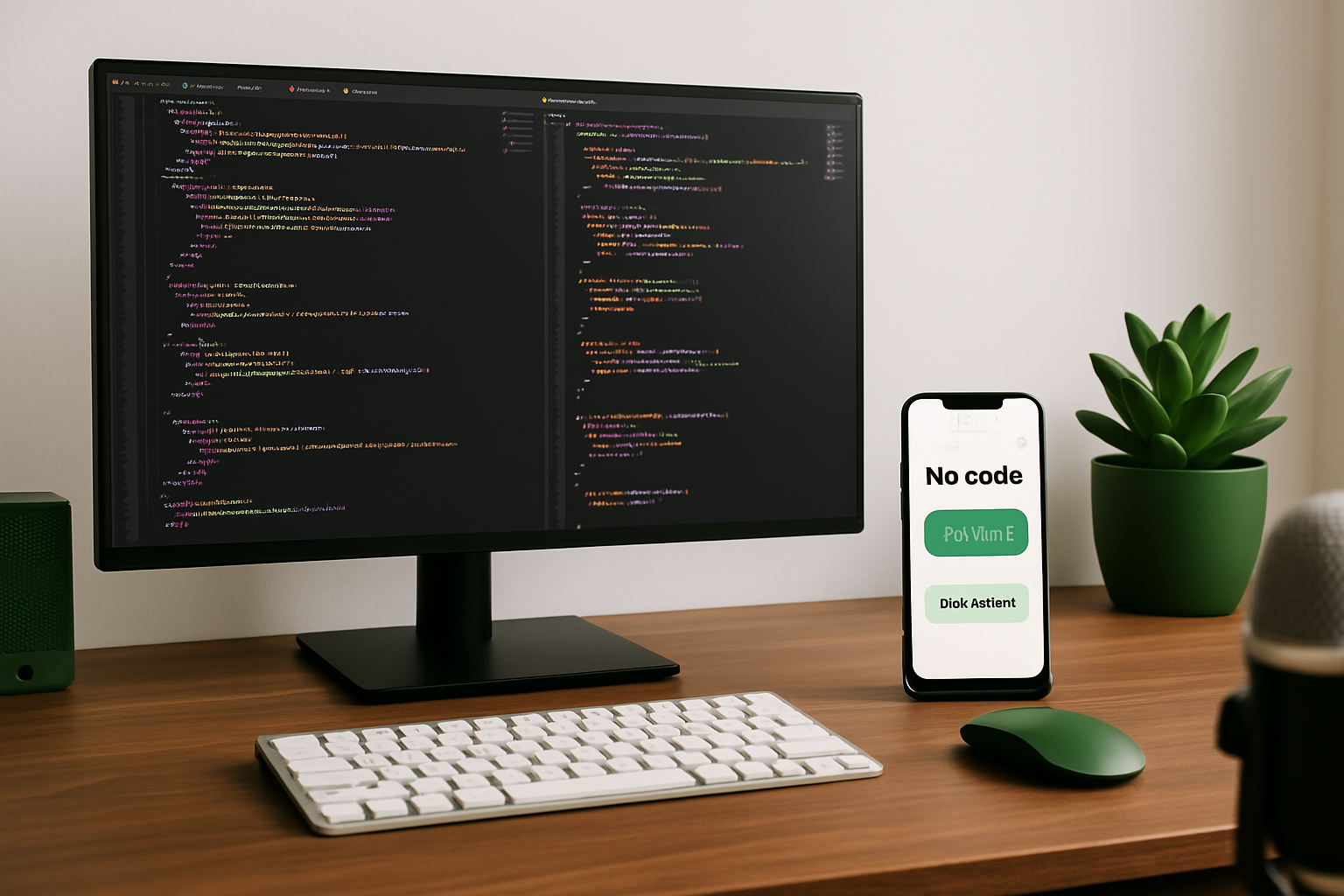 Monitor com ferramentas no-code